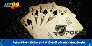 Poker VZ99 Khám phá xì tố dưới góc nhìn chuyên gia